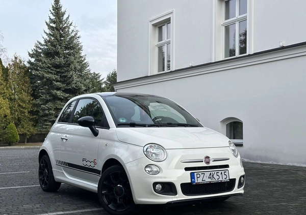 Fiat 500 cena 29900 przebieg: 135000, rok produkcji 2013 z Poznań małe 631